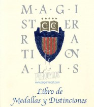 LIBRO DE MEDALLAS Y DISTINCIONES - Cmara de Cuentas de Aragn - (nombre)